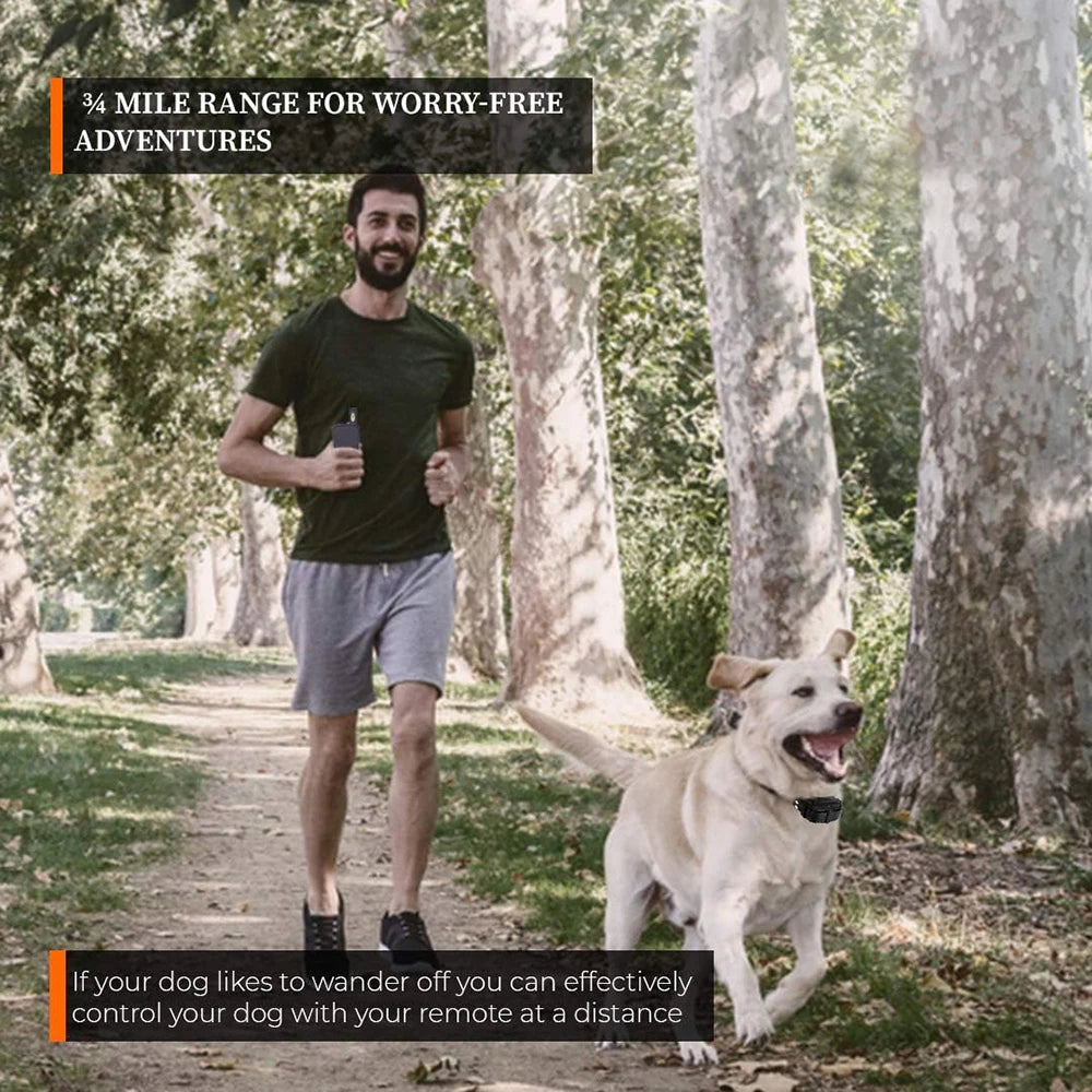 Wireless Dog Fence System with Remote ā Electric Shock Collar Training & Pet Containment System with 150M Wire