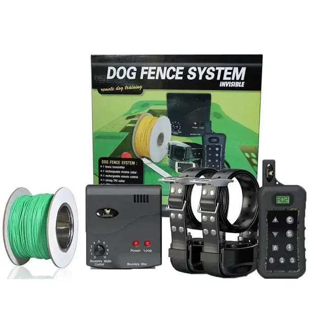 Wireless Dog Fence System with Remote ā Electric Shock Collar Training & Pet Containment System with 150M Wire