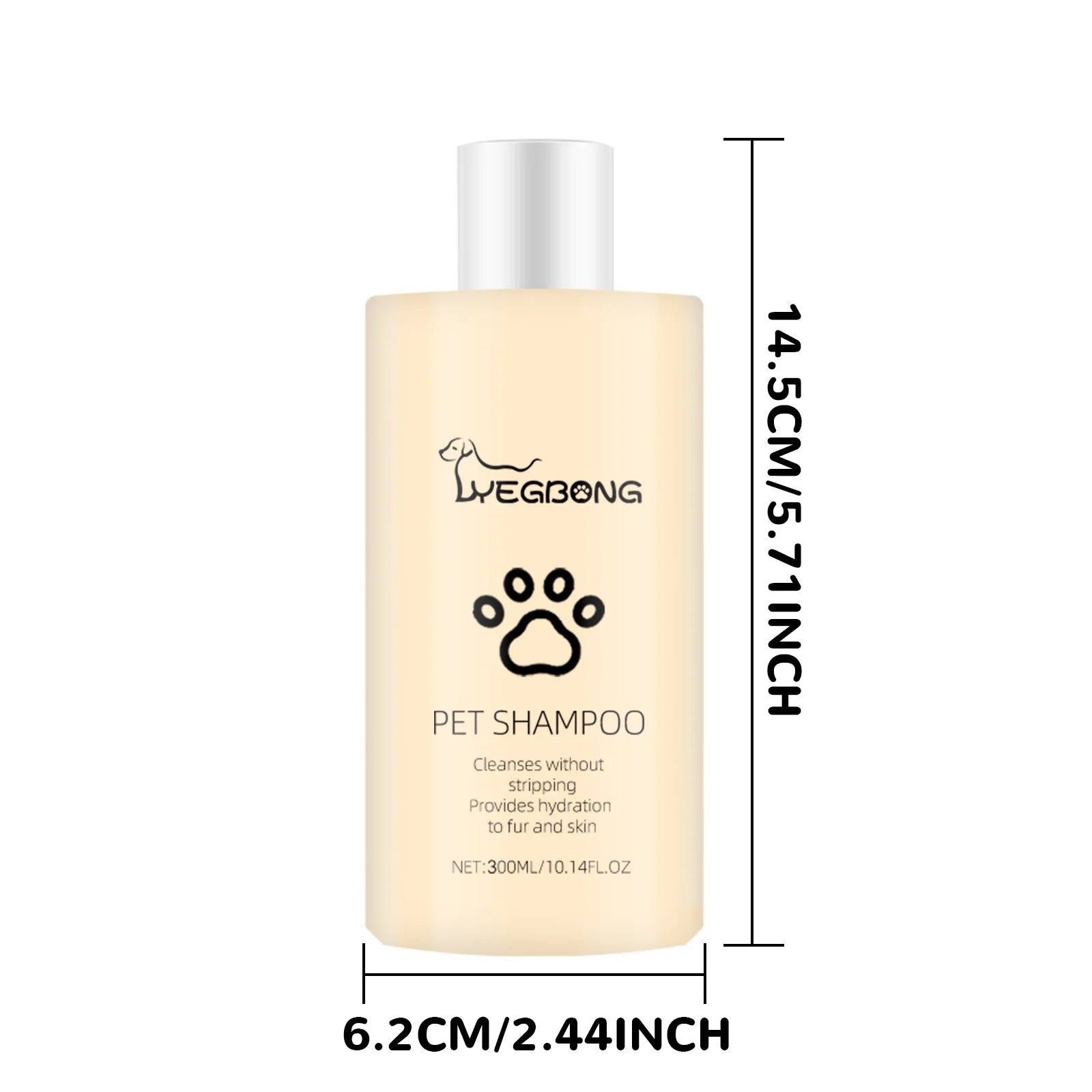 Pet Wash Dog Shampoo – Anti-Flea, Deodorizing & Moisturizing Formula, Removes Dirt & Mites, Relieves Itching