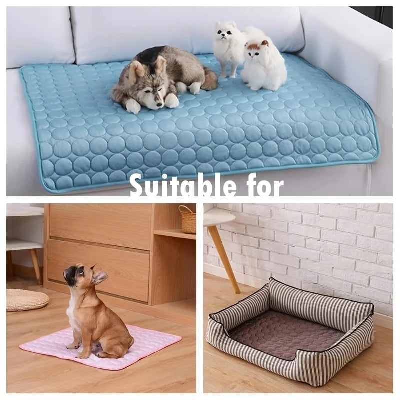 Dog Cooling Mat – Extra Large Summer Pet Cooling Pad for Dogs & Cats, Breathable and Durable Cold Gel Mat for Hot Weather