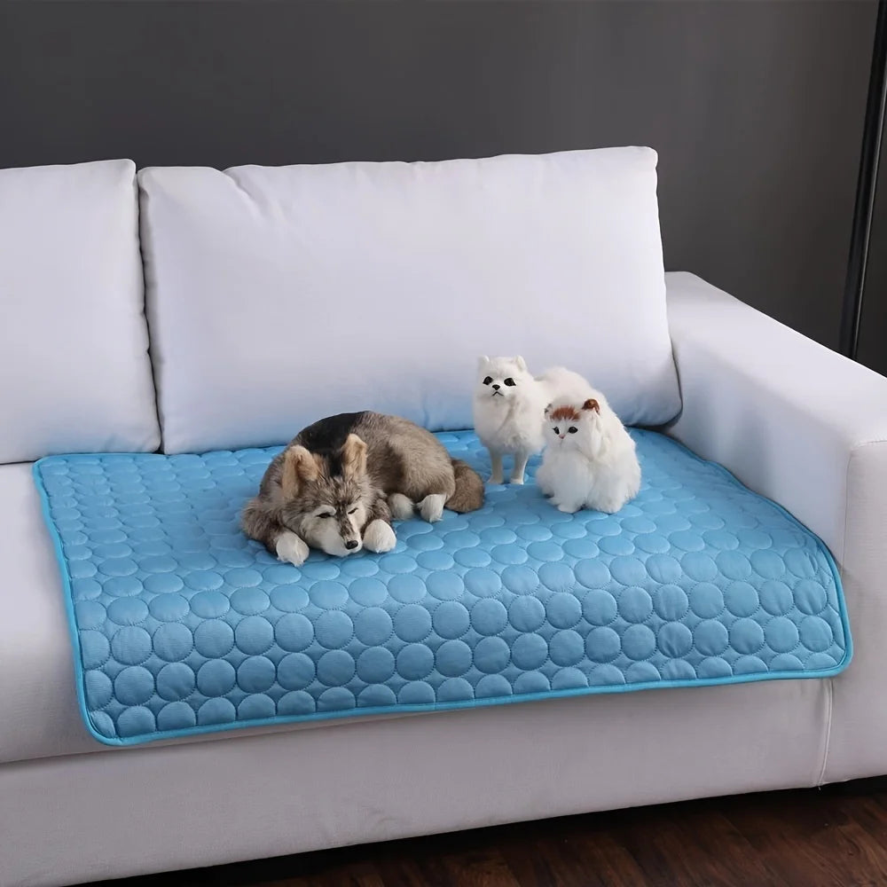 Dog Cooling Mat – Extra Large Summer Pet Cooling Pad for Dogs & Cats, Breathable and Durable Cold Gel Mat for Hot Weather