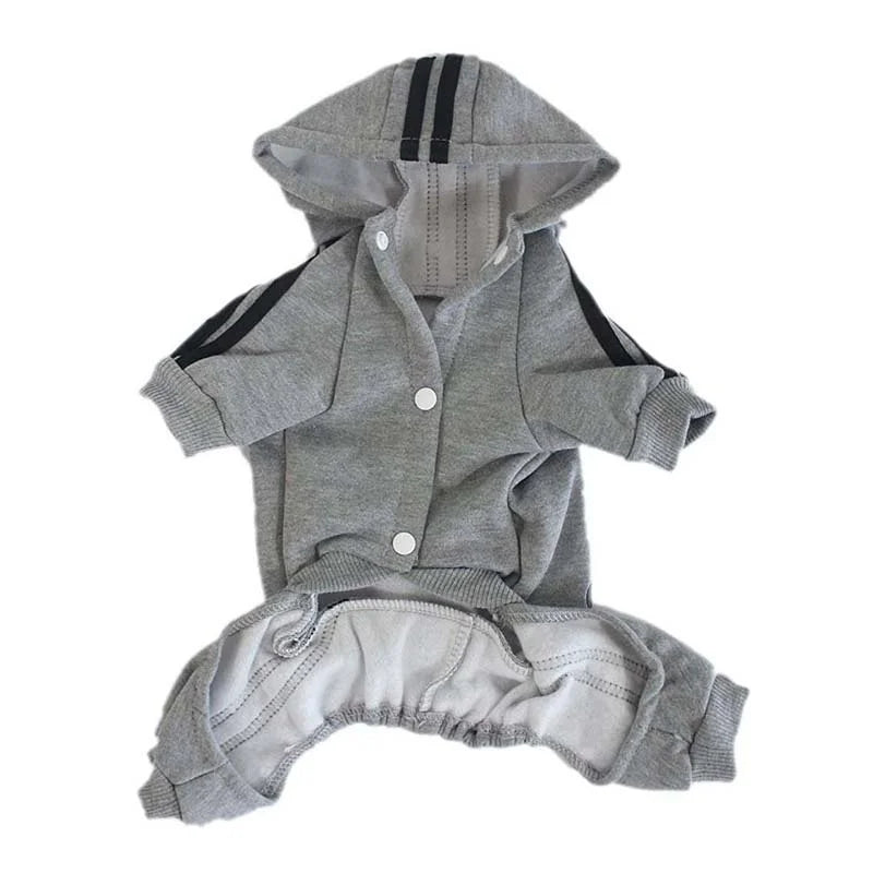 Winter Dog Sweatshirt – “Adidog” Pet Coat for Small & Medium Dogs