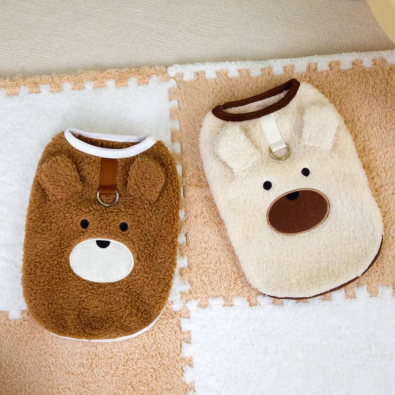 Winter Fleece Dog Vest – Warm Puppy Jacket for Small Breeds like Yorkies, Poodles, Chihuahuas & French Bulldogs