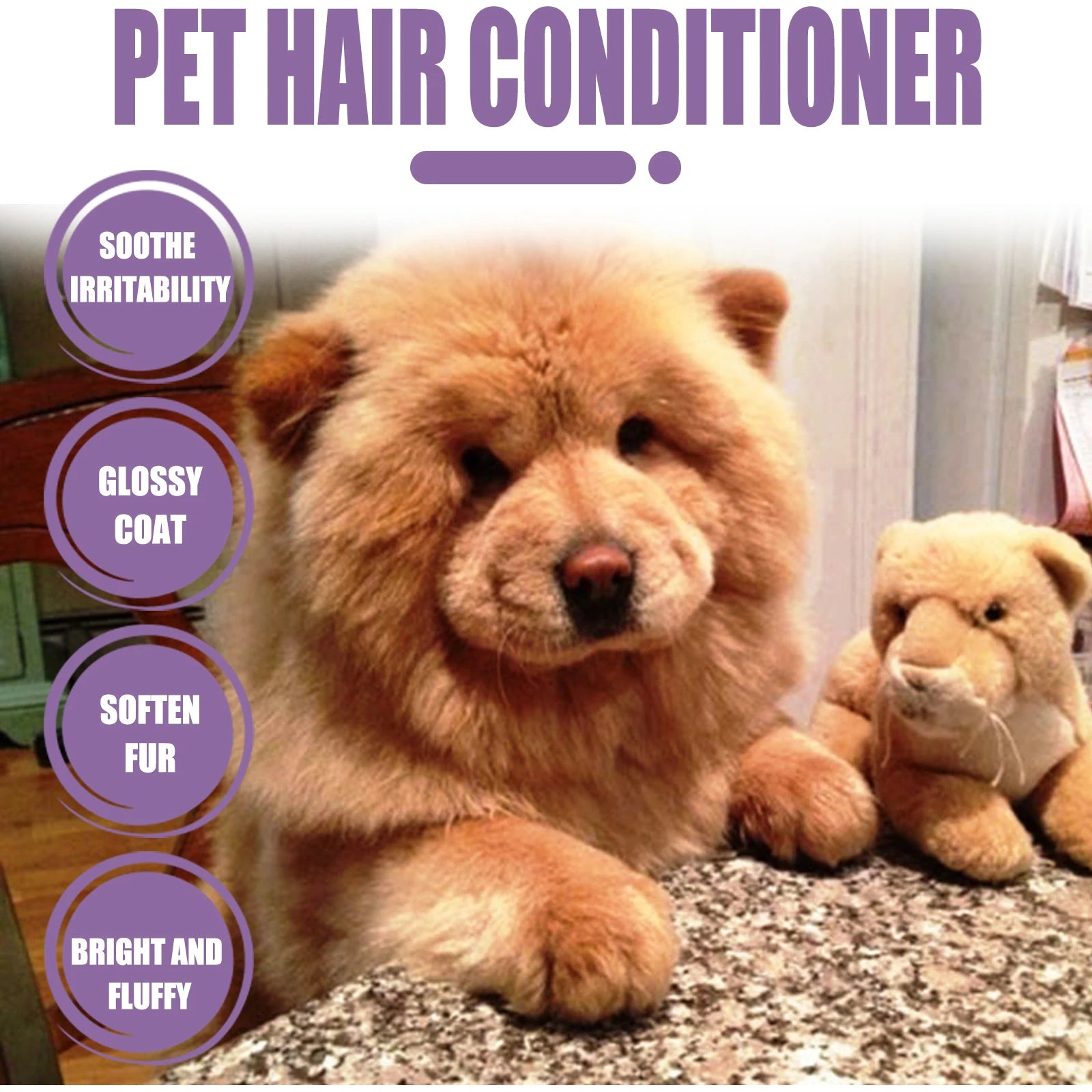 50ml Pet Hair Care Cream – Non-Knotted Conditioner for Dogs & Cats, Moisturizing Fur Cream for Dry Skin & Shiny Coat