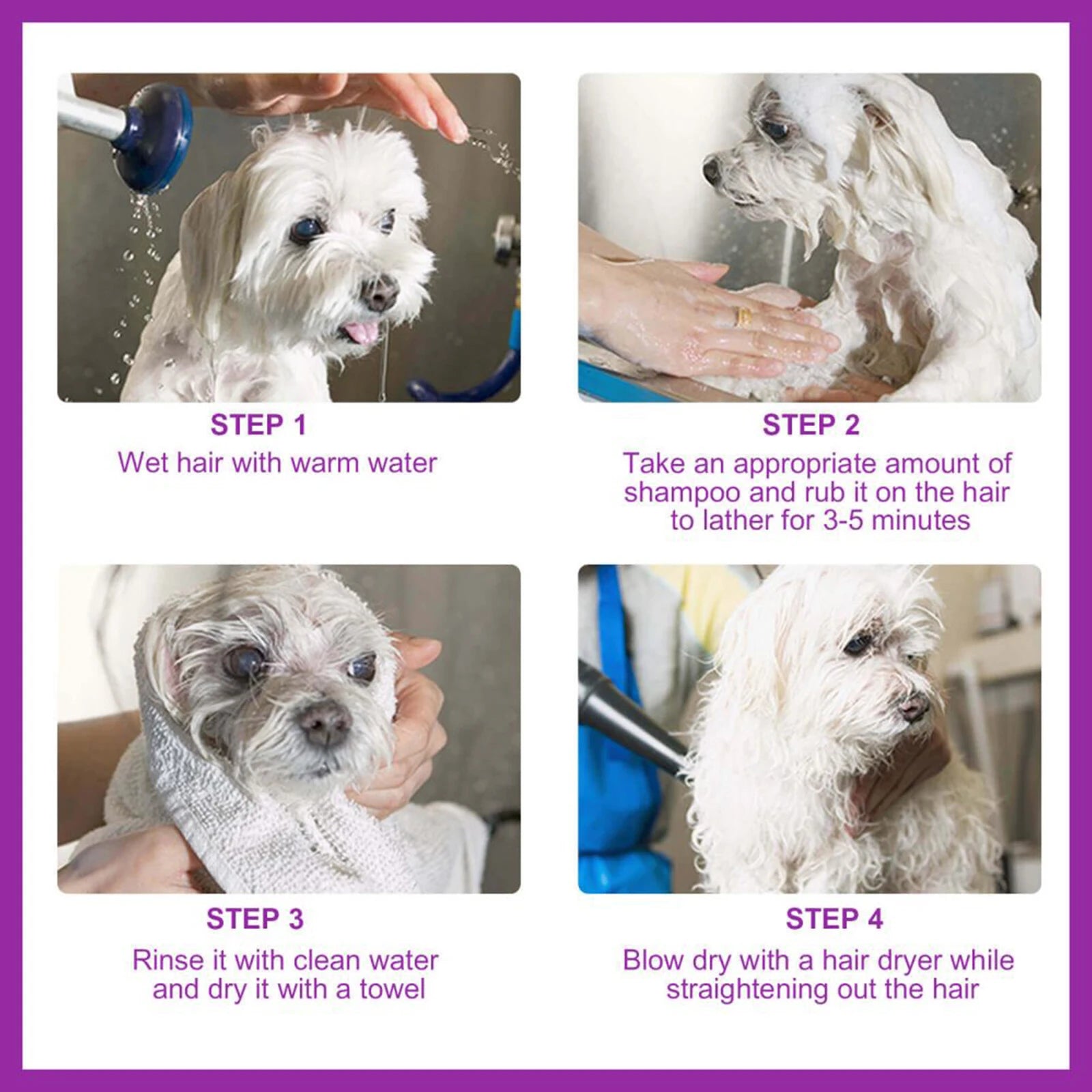 Yegbong Pet Shampoo – 100ml Dog & Cat Shampoo, Fur Softening, Itch Relief, Moisturizing Puppy Wash with Long-Lasting Fragrance