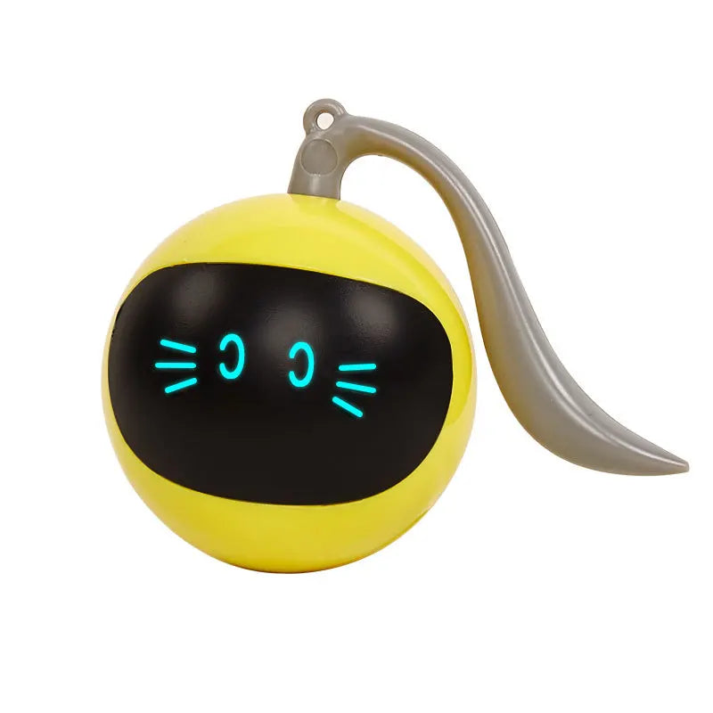 Smart Cat Toy – USB Rechargeable Automatic Electric Jumping & Self-Rotating Ball for Cats, Kittens, Dogs & Kids