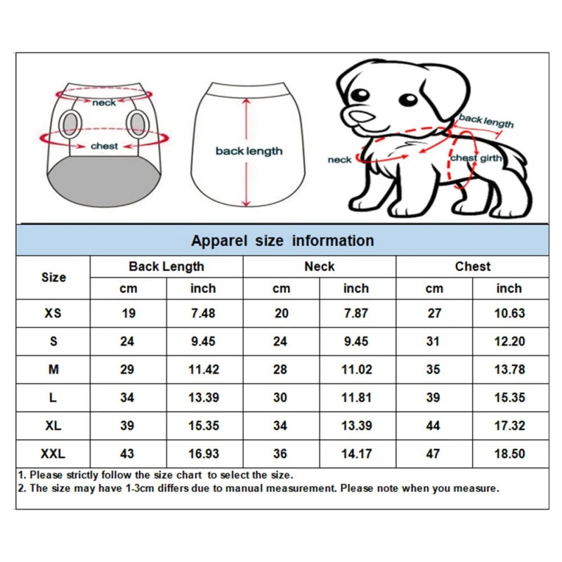 Winter Dog Jacket – Thick Cotton-Padded Coat with Stand-Up Collar for Small Dogs & Puppies
