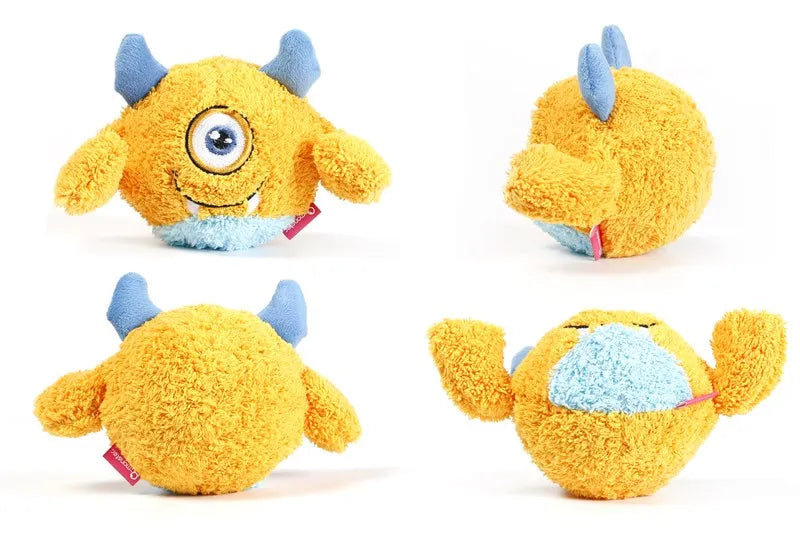 Squeaker Interactive Dog Toy Ball – Bite-Resistant Chew & Training Ball for Small & Large Dogs
