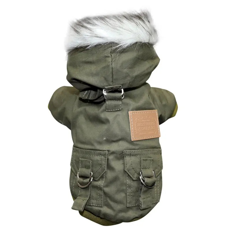 Winter Dog Coat Jacket – Thickened Warm Hoodie for Small & Medium Dogs (Chihuahua, Yorkies, etc.)