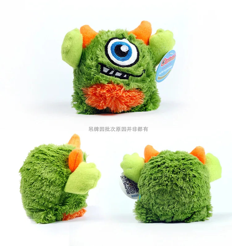Squeaker Interactive Dog Toy Ball – Bite-Resistant Chew & Training Ball for Small & Large Dogs