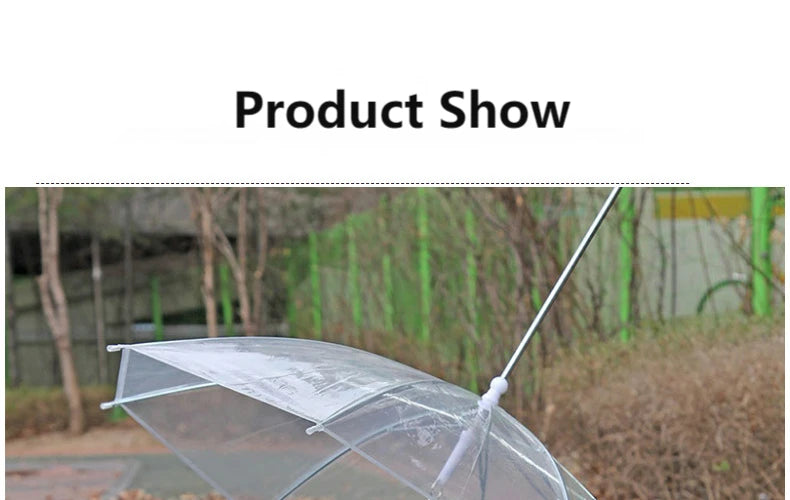 Pet Umbrella Leash – Rain & Snow Protection for Small Dogs, Adjustable Handle
