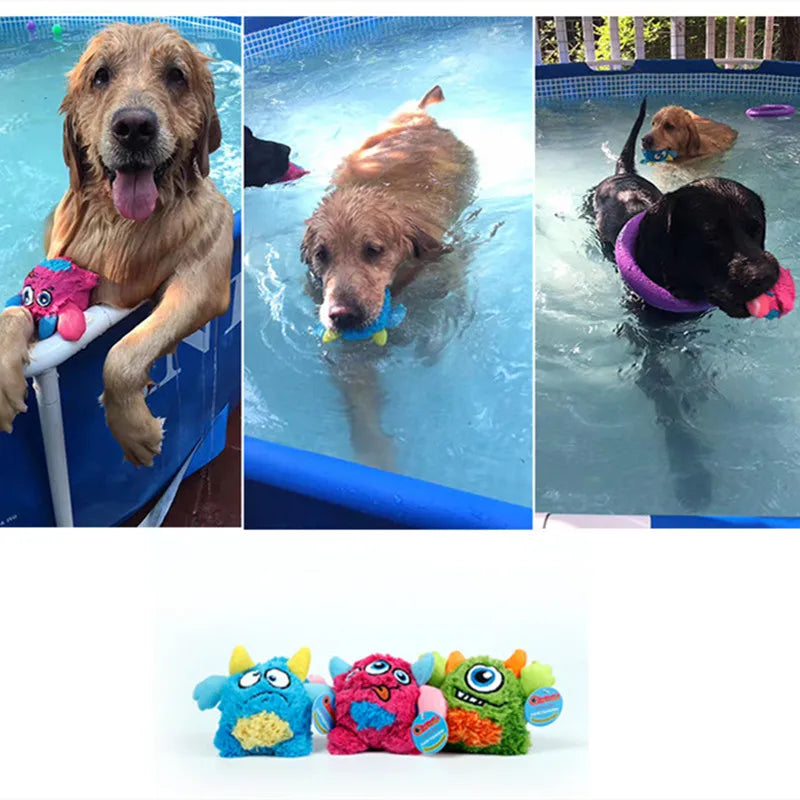Squeaker Interactive Dog Toy Ball – Bite-Resistant Chew & Training Ball for Small & Large Dogs