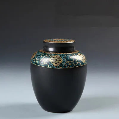 Ceramic Funeral Ashes Urn – Keepsake Memorial Holder for Human or Pet Ashes (Dog, Cat, Bird)