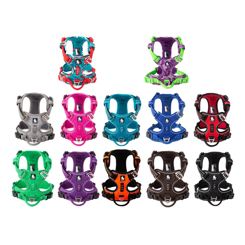 Truelove Reflective No-Pull Dog Harness – Adjustable Safety Vest for Medium & Large Dogs