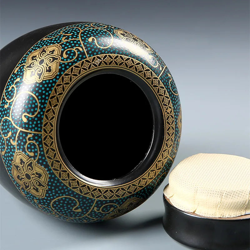 Ceramic Funeral Ashes Urn – Keepsake Memorial Holder for Human or Pet Ashes (Dog, Cat, Bird)