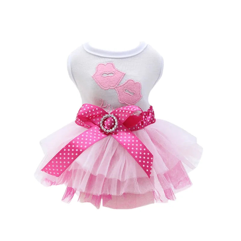 Princess Dog Dress – Lace Tutu Outfit for Small Dogs, Chihuahua & Puppy Apparel