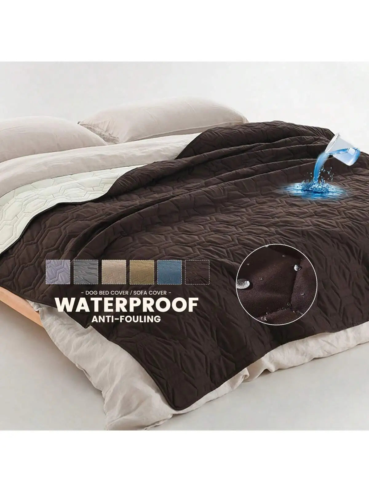 1PC Dog Bed Cover & Pet Blanket β Waterproof Sofa Mat & Car Protector for Dogs and Cats
