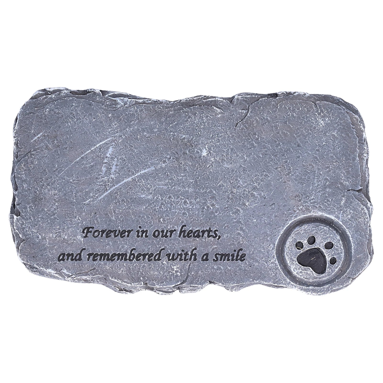 Weatherproof Resin Pet Memorial Garden Stone – Outdoor Gravestone for Dog or Cat