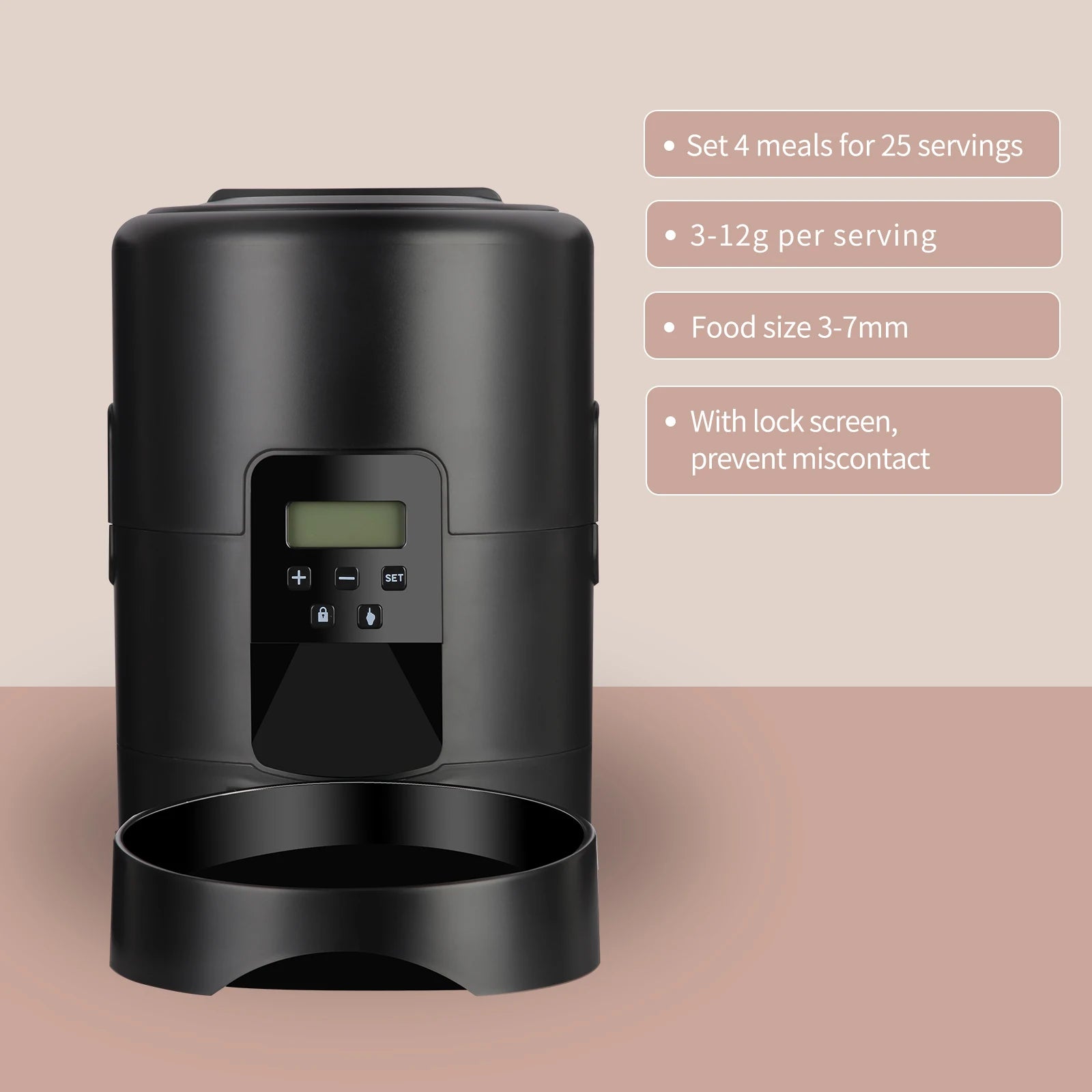 2L Smart Automatic Pet Feeder with WiFi, APP & Camera – Timed Dog & Cat Food Dispenser