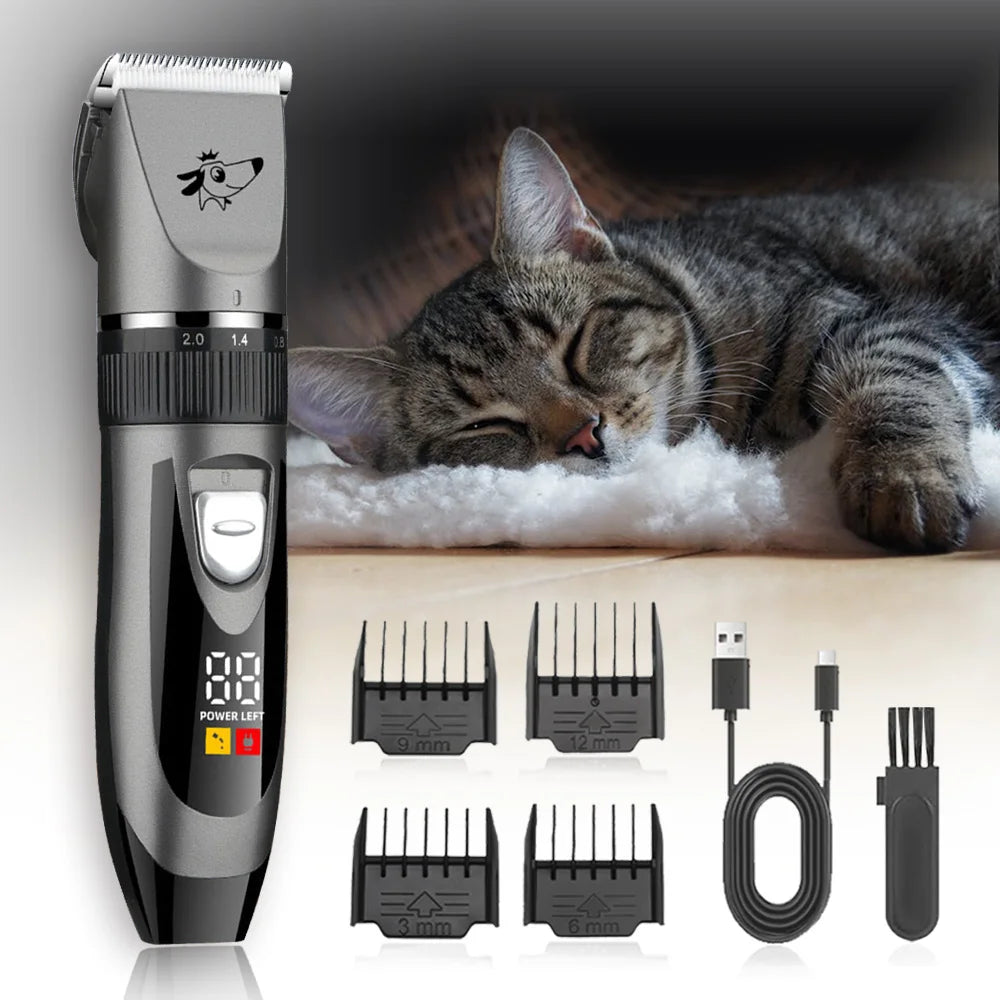 Professional Pet Hair Clipper – Trimmer for Dogs, Cats, Rabbits & Sheep