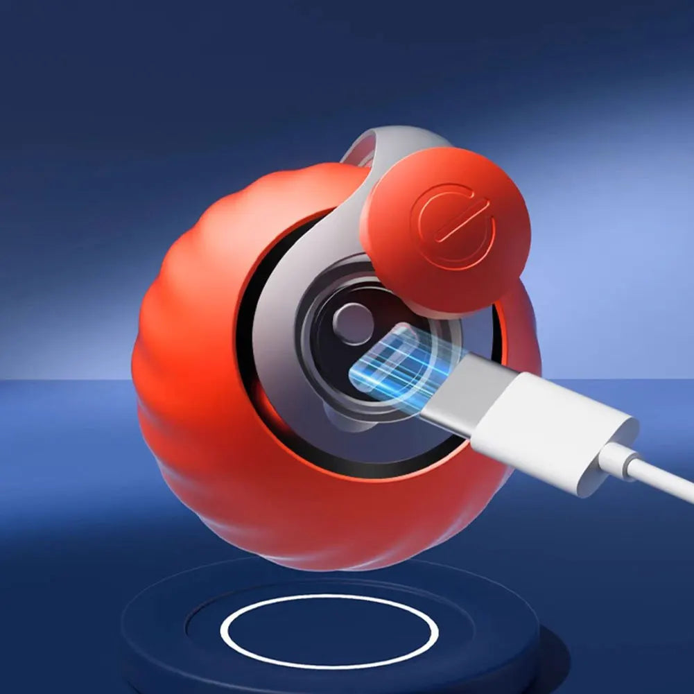 Smart Cat Toy Ball – USB Rechargeable Automatic Ball with Replacement Tail, Interactive Cat Toy for Indoor Exercise & Play
