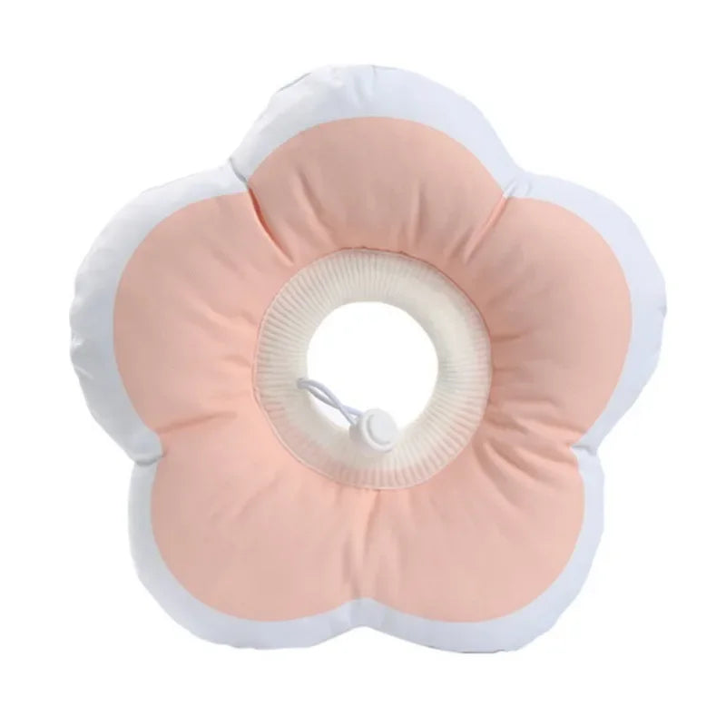 1Pc Soft Cotton Cat Recovery Cone – Adjustable E-Collar for Cats & Small Dogs