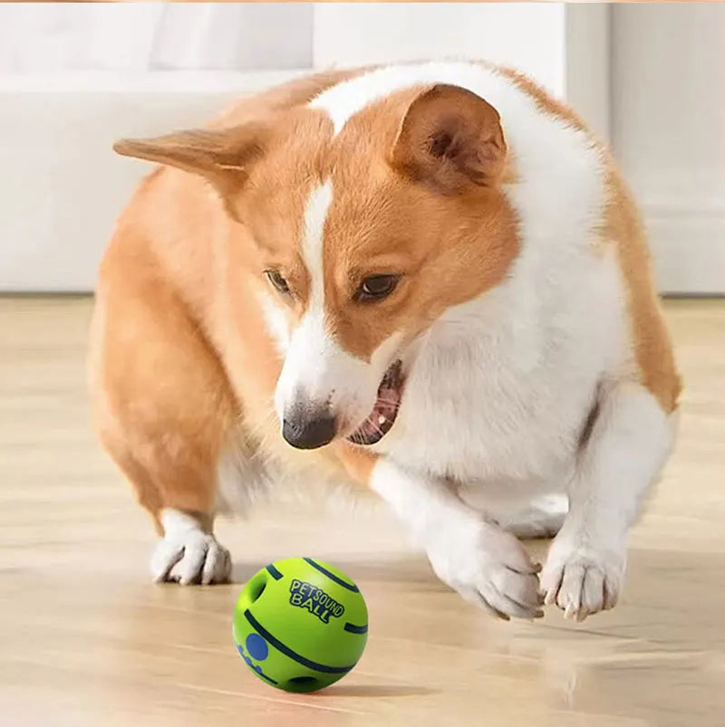 Wobble Wag Giggle Ball – Interactive Dog Toy with Fun Giggle Sounds