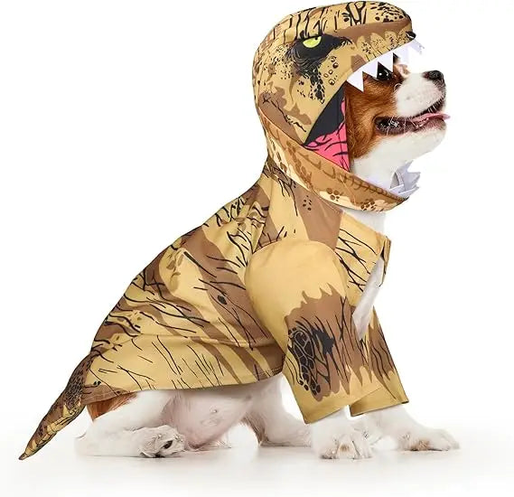 T. Rex Dog Costume – Dinosaur Halloween Outfit for Dogs & Cats