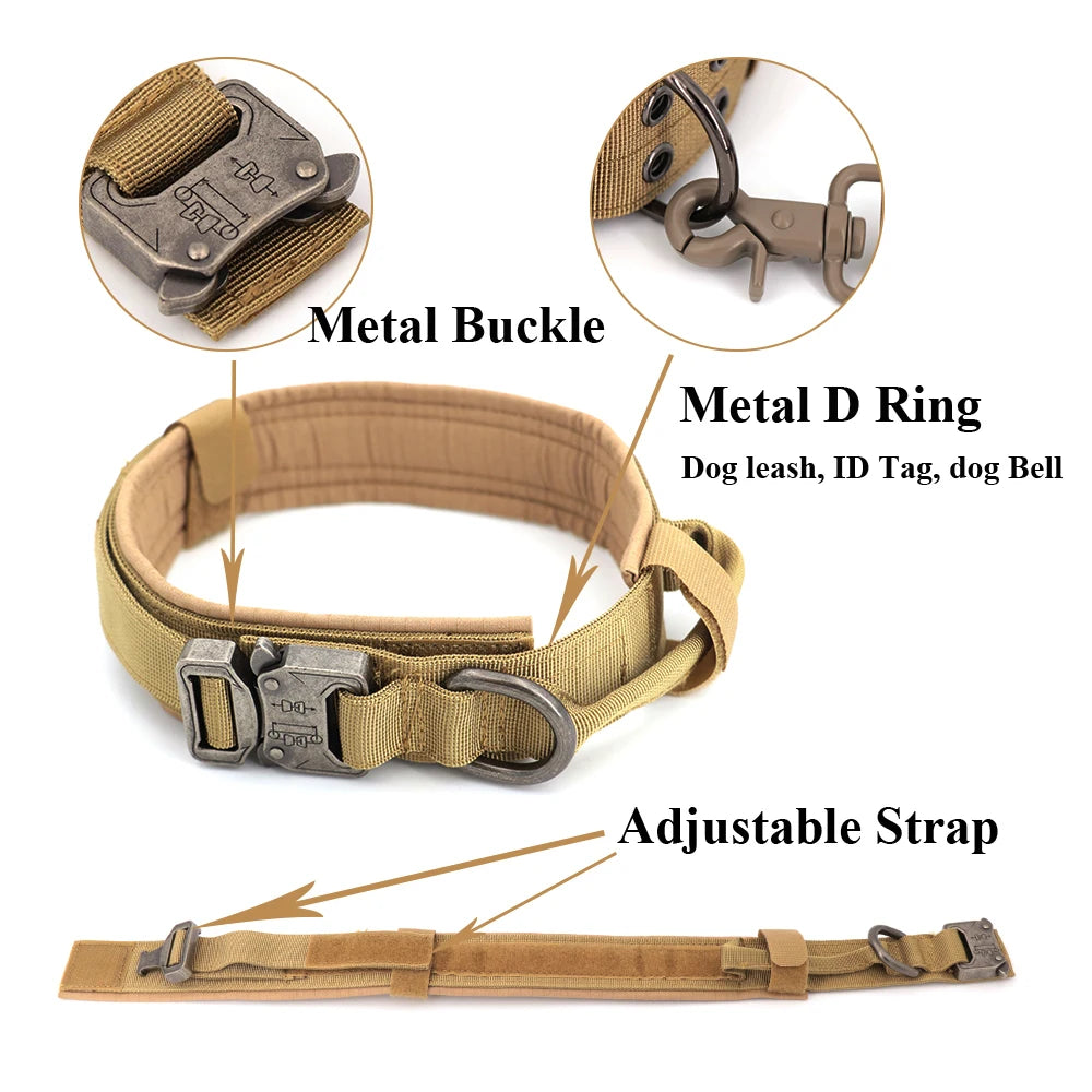 Large Dog Harness & Leash Set – Training Vest for German Shepherds, Malinois & Big Dogs