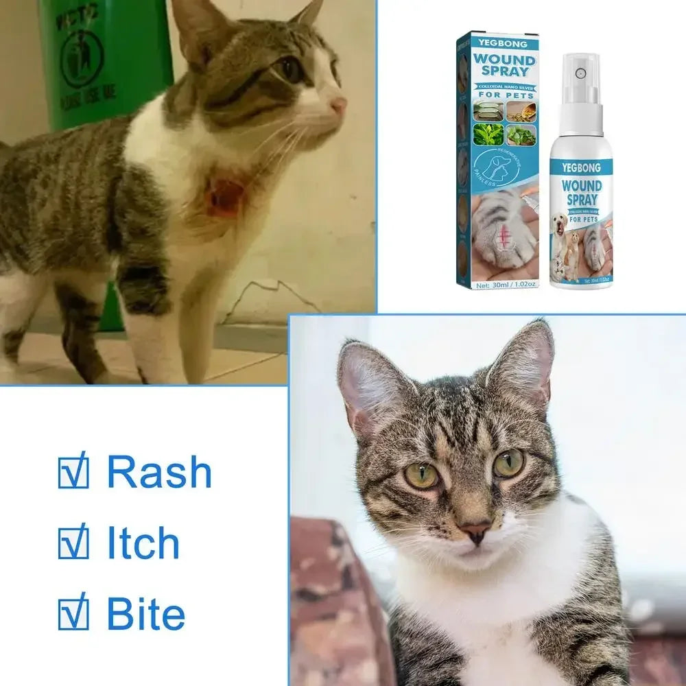 30ml Anti-Itch Spray for Dogs & Cats – Soothing Skin Relief for Itchy & Sensitive Skin