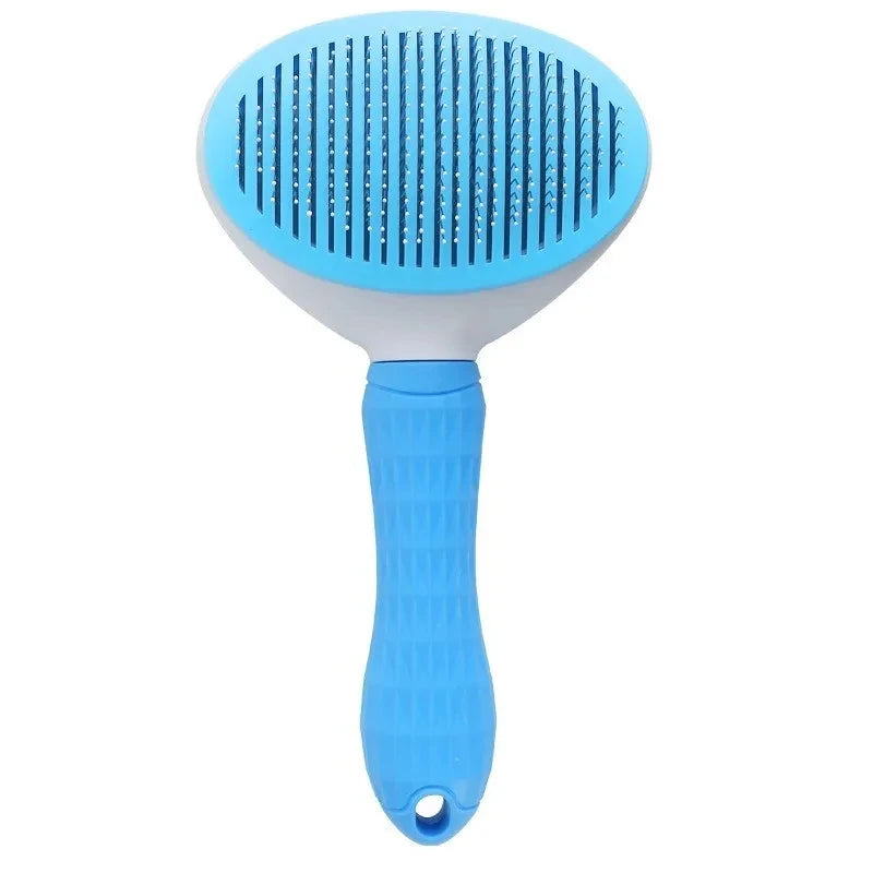 Self-Cleaning Pet Grooming Brush – Hair Remover & Dematting Tool for Dogs and Cats