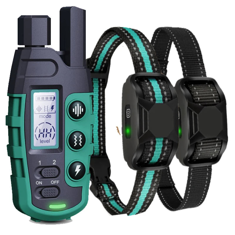 3300Ft Electric Dog Training Collar with Remote – Waterproof Shock & Vibration Behavior Trainer for Dogs 5–120 lbs