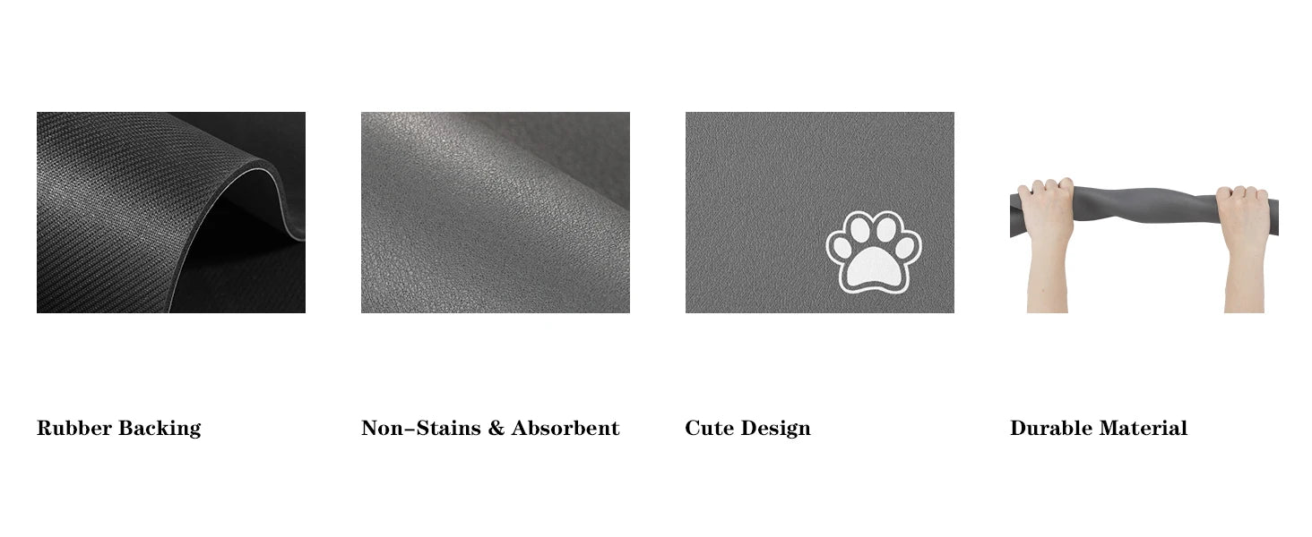 Absorbent Pet Feeding Mat – Quick-Dry Placemat for Dogs & Cats
