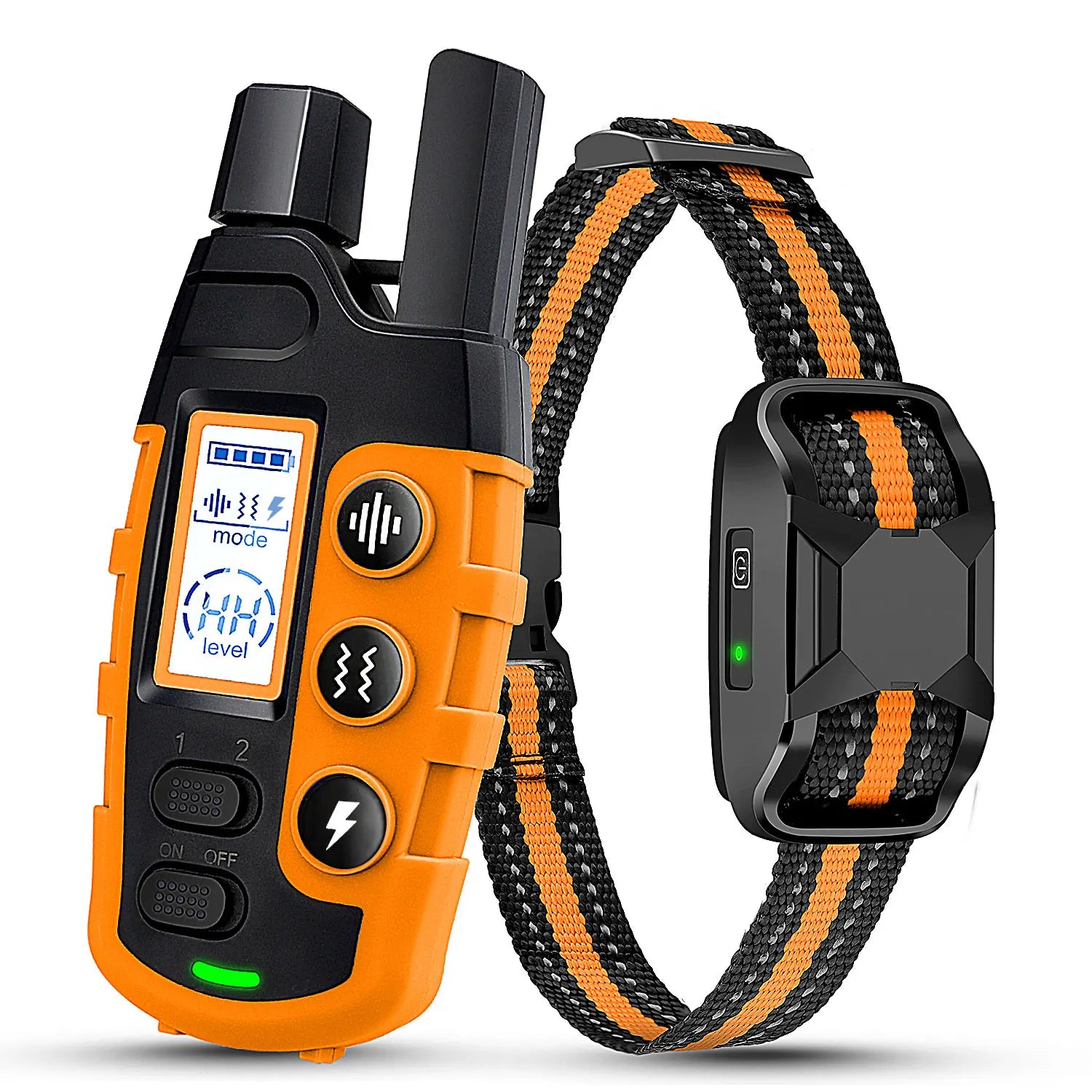 3300Ft Electric Dog Training Collar with Remote – Waterproof Shock & Vibration Behavior Trainer for Dogs 5–120 lbs