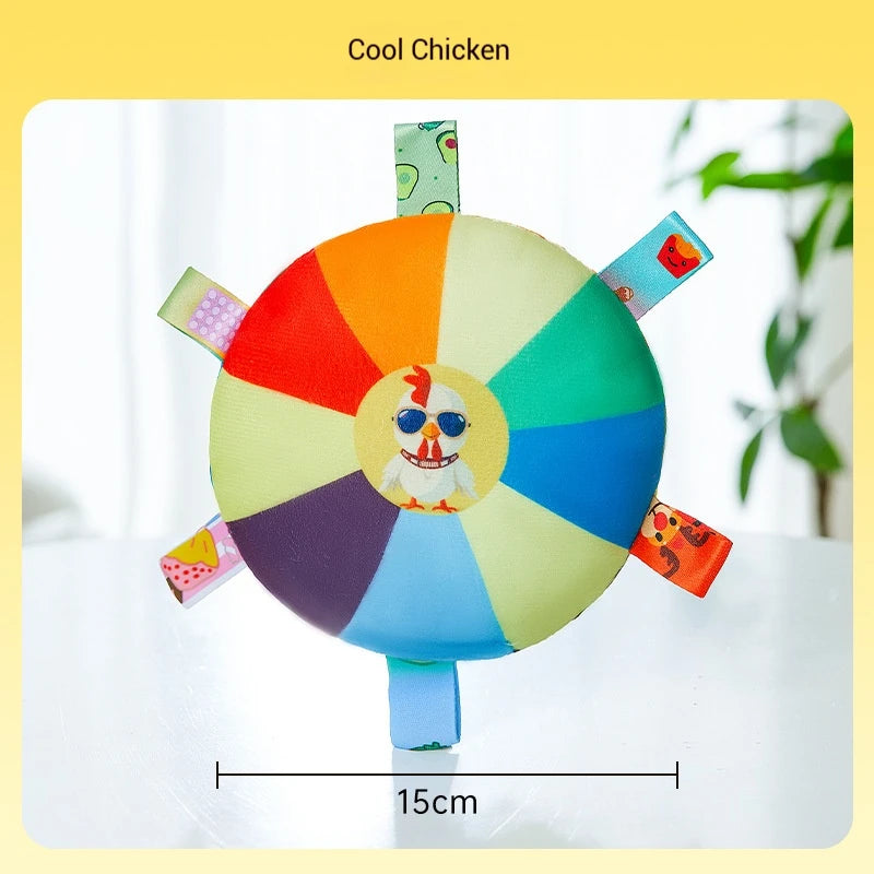 Plush Dog Frisbee Toy – Sound-Making, Bite-Resistant Flying Disc for Interactive Play & Chewing