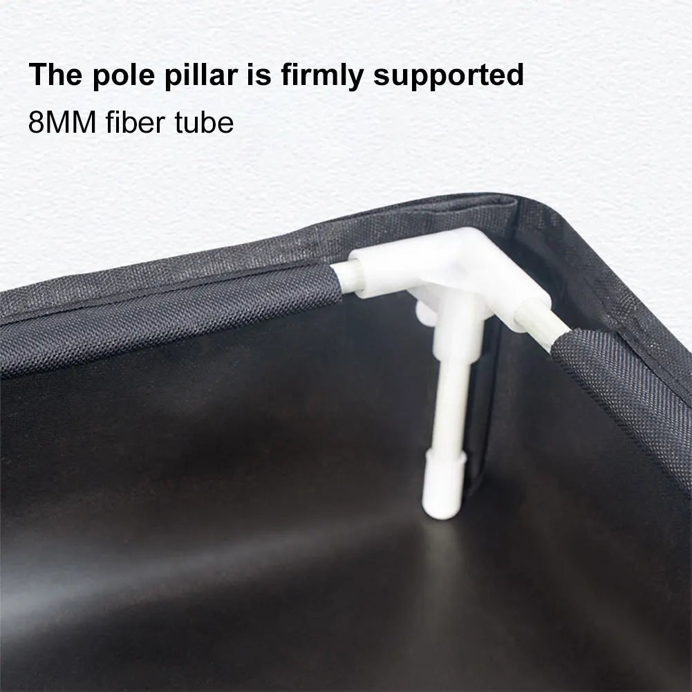 Portable Camping Shower Pan with Drain Hose – Outdoor Shower Base for RV, Tent, Beach & Pet Bath