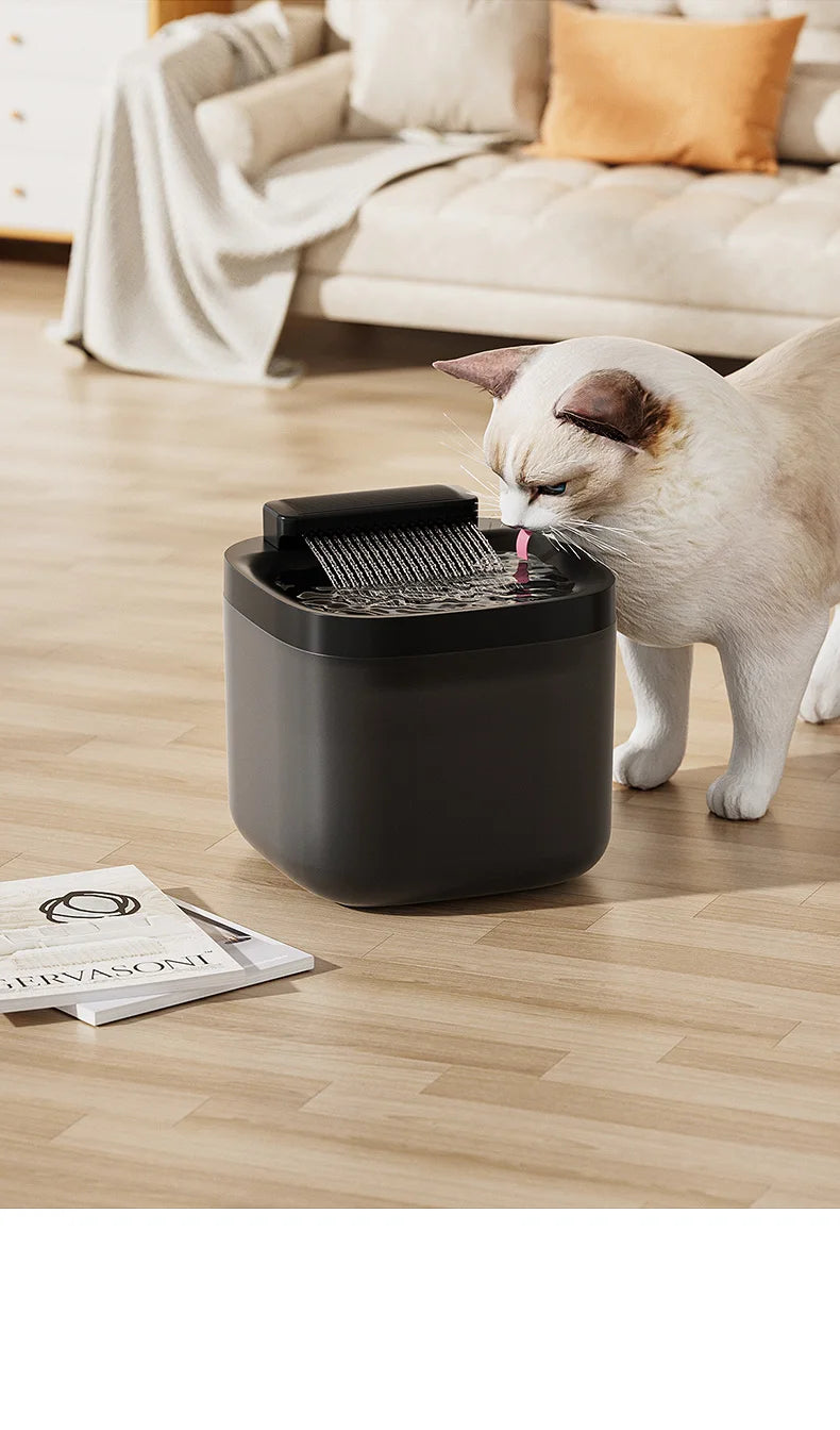 3L Automatic Cat Water Fountain – Large Capacity 101oz Pet Dog Water Dispenser with Circulating Filter & Quiet Pump