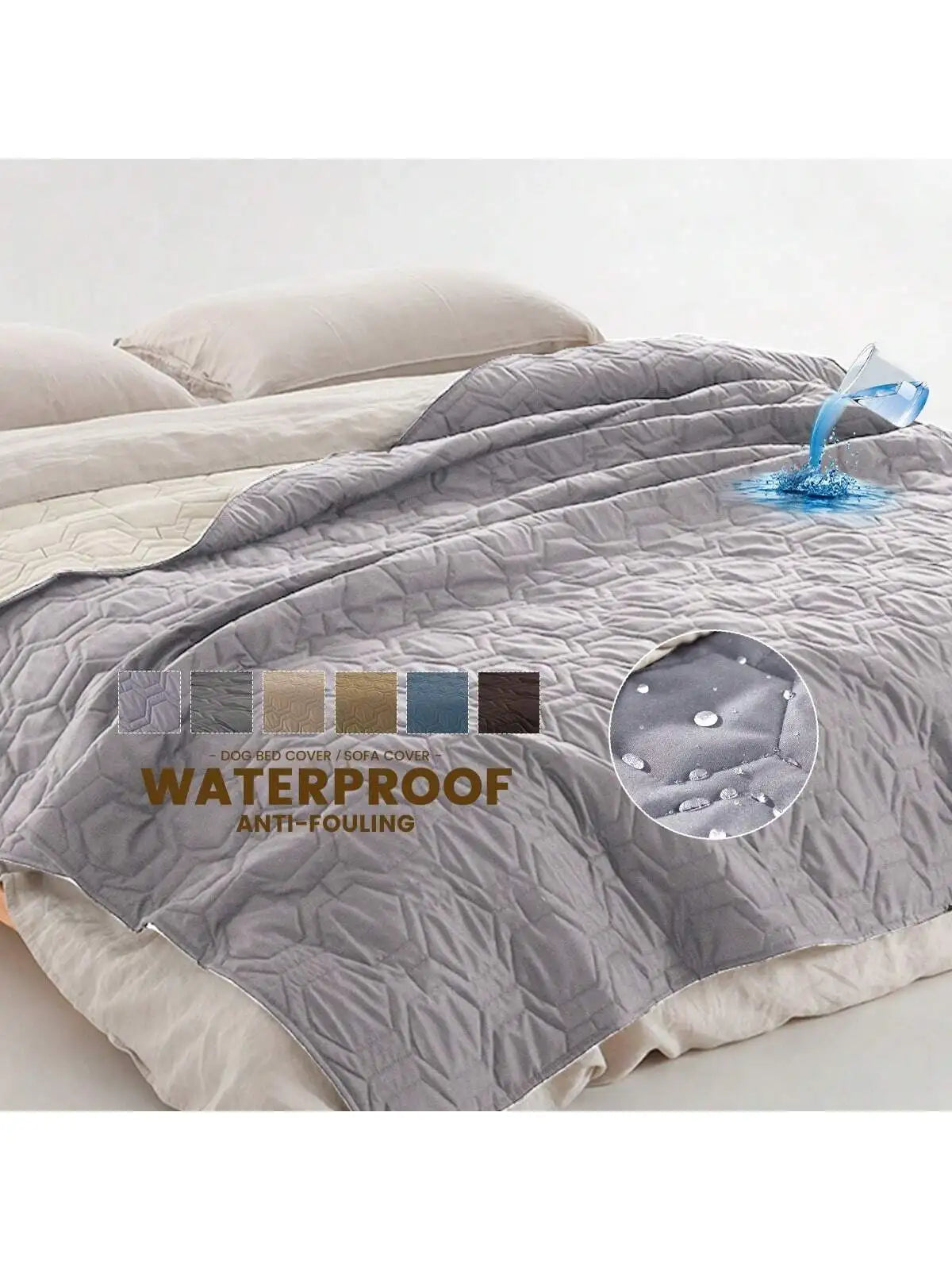 1PC Dog Bed Cover & Pet Blanket β Waterproof Sofa Mat & Car Protector for Dogs and Cats