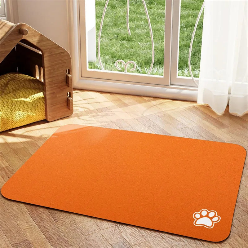 Absorbent Pet Feeding Mat – Quick-Dry Placemat for Dogs & Cats