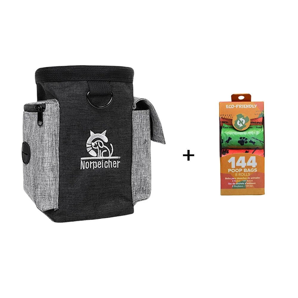 Dog Training Waist Bag – Multi-Functional Outdoor Treat Pouch with Fanny Pack Design for Pet Training, Walking & Rewards
