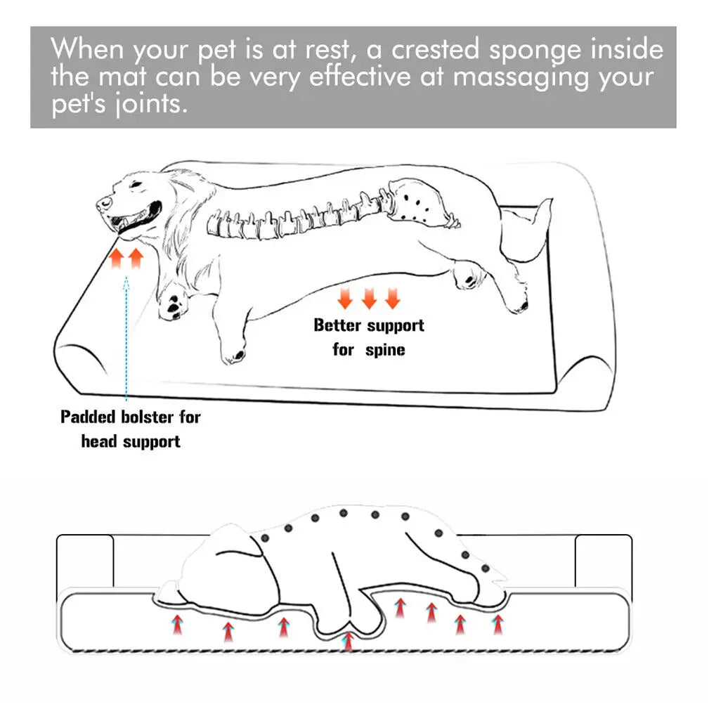 Extra Large Orthopedic Dog Bed – Washable Cover & Supportive Foam Mattress