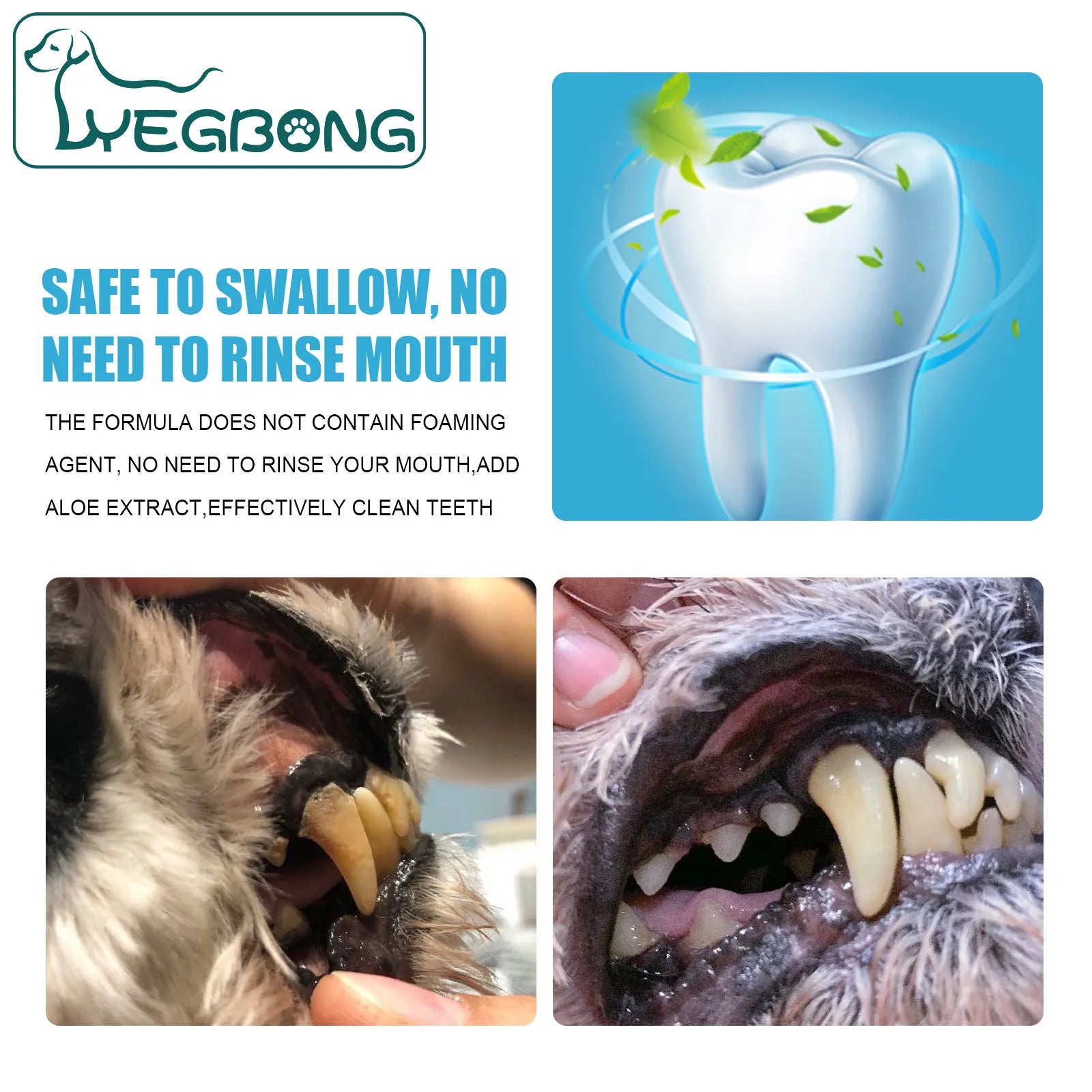 Pet Toothpaste for Dogs & Cats – Fresh Breath and Tartar Control