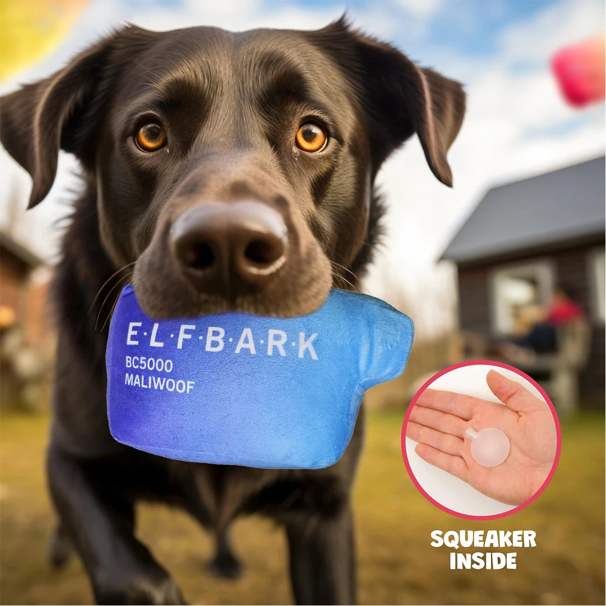 Funny Squeaky Dog Toys – Cute Parody Plush Toys for Small, Medium & Large Dogs