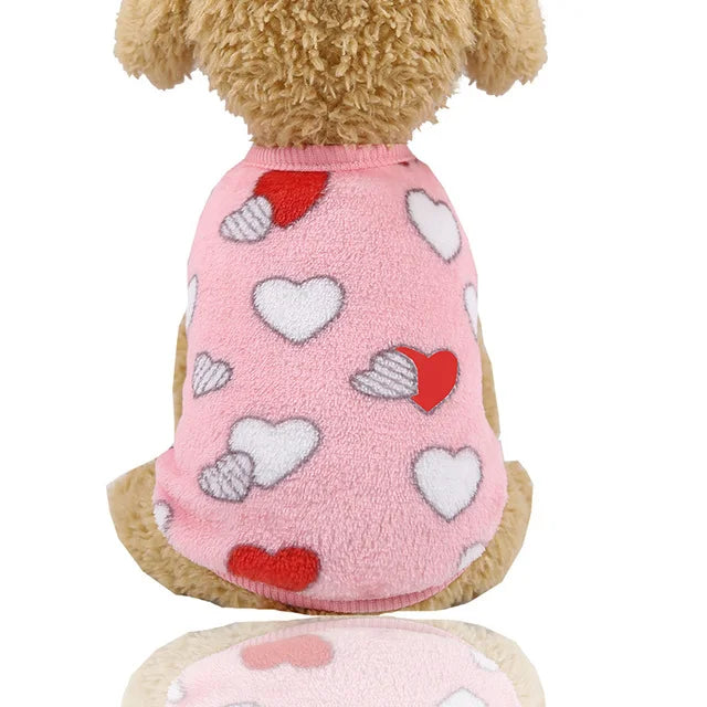 Soft Fleece Winter Dog Coat – Warm Jacket for Small & Medium Dogs and Cats