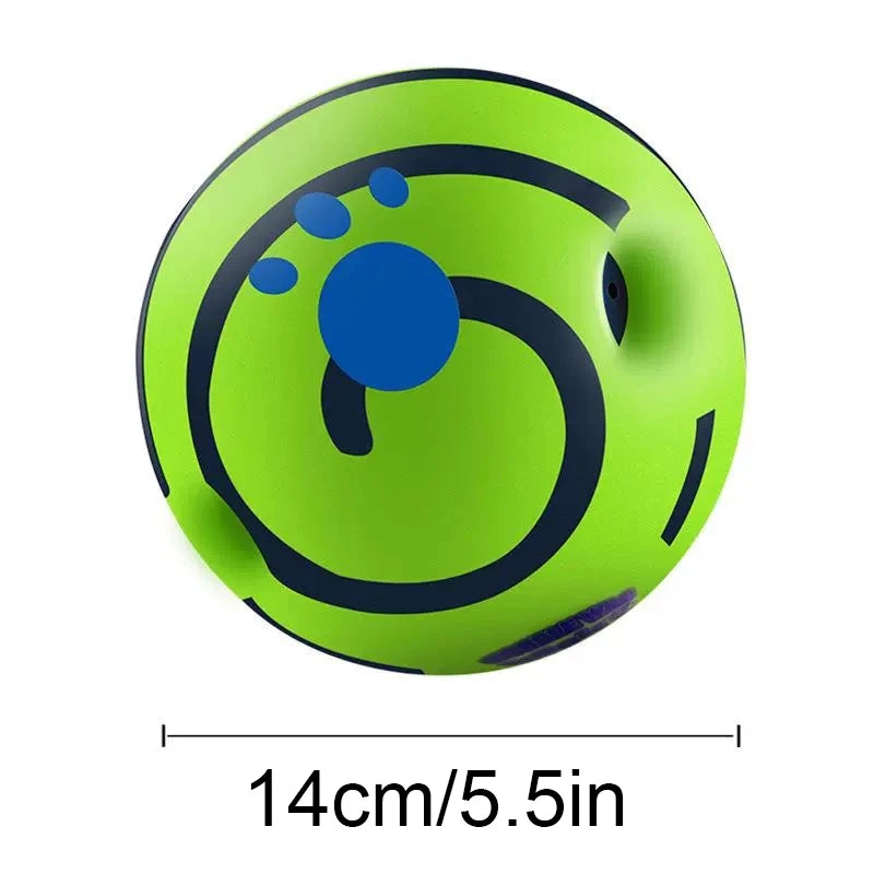 Wobble Wag Giggle Ball – Interactive Dog Toy with Fun Giggle Sounds for All Breeds (As Seen On TV)