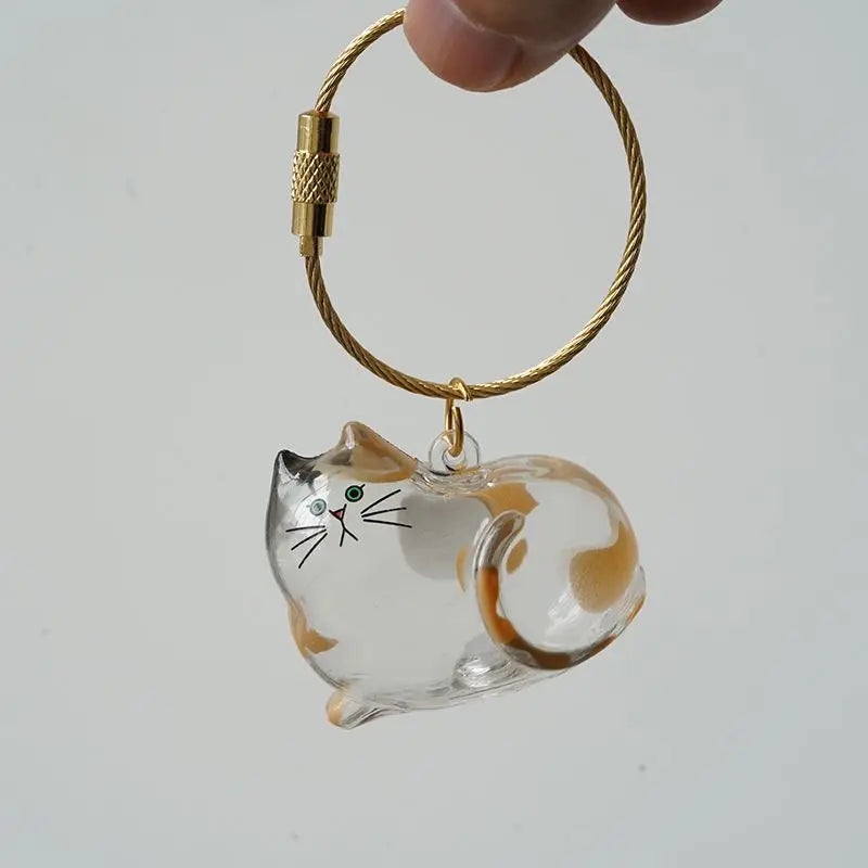 Pet Hair Memorial Keepsake Bottle Keychain – Cat & Dog Hair Memory Jar Urn for Pet Lovers