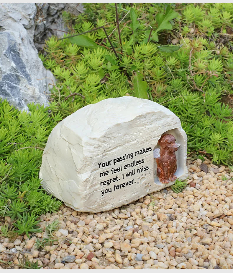 Resin Pet Urn – Sealed Moisture-Proof Memorial Box for Dog & Cat Hair, Ashes, or Keepsakes