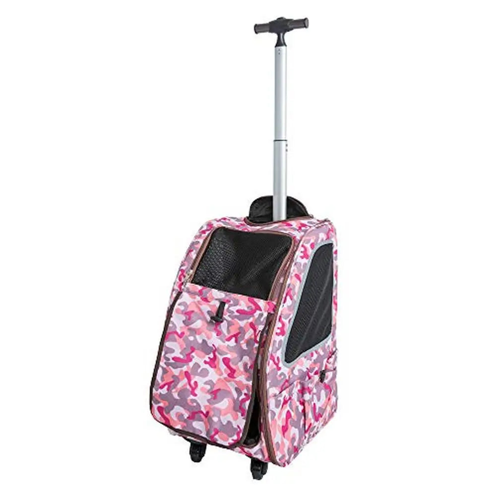 Safe Travel 5-in-1 Pet Carrier Stroller System – Versatile Travel Crate for Dogs & Cats | Stress Relief, Car-Ready with Durable Frame & Leash Attachment