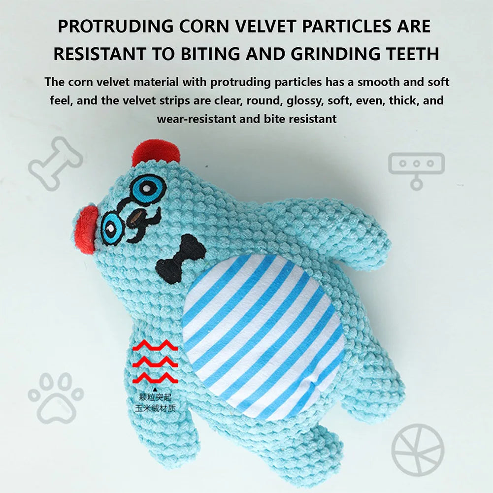 Squeaky Dog Plush Toy – Soft Plush Toy for Small, Medium & Large Dogs | Fun, Durable, and Interactive Puppy Toy