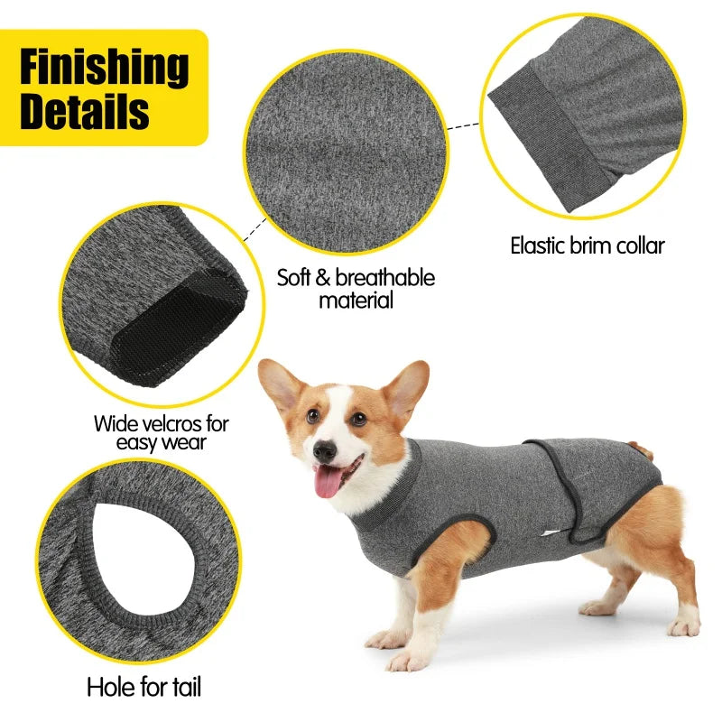 Pet Recovery Suit – Post-Surgery Shirt for Dogs & Cats
